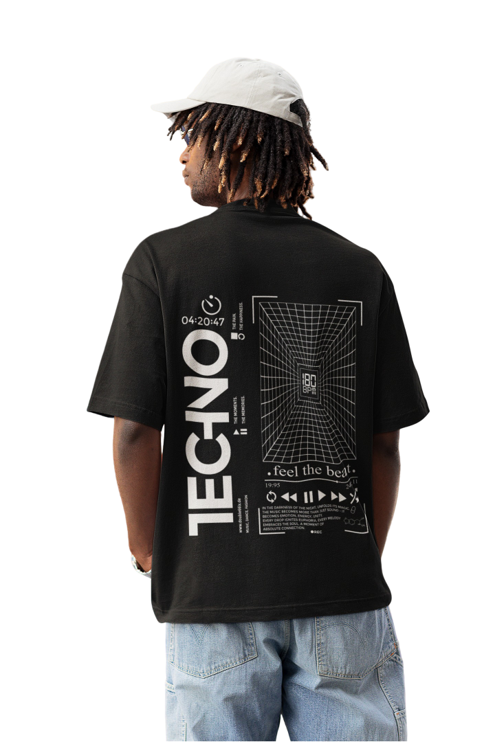 Techno - Oversized Shirt