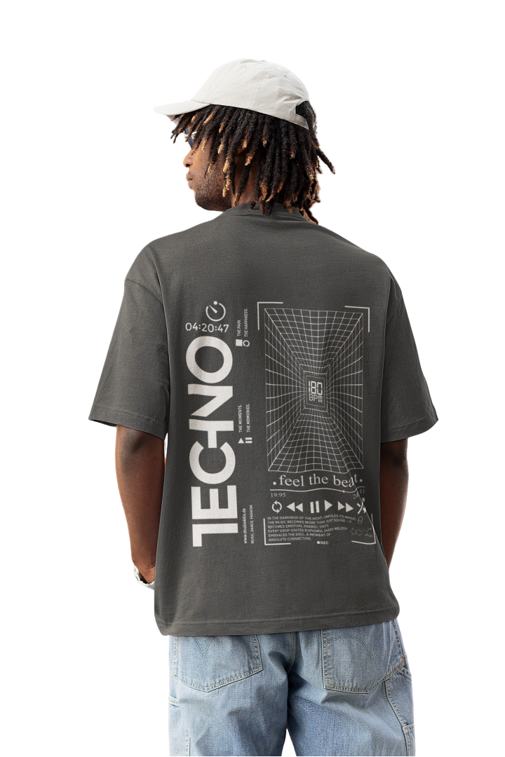 Techno - Oversized Shirt
