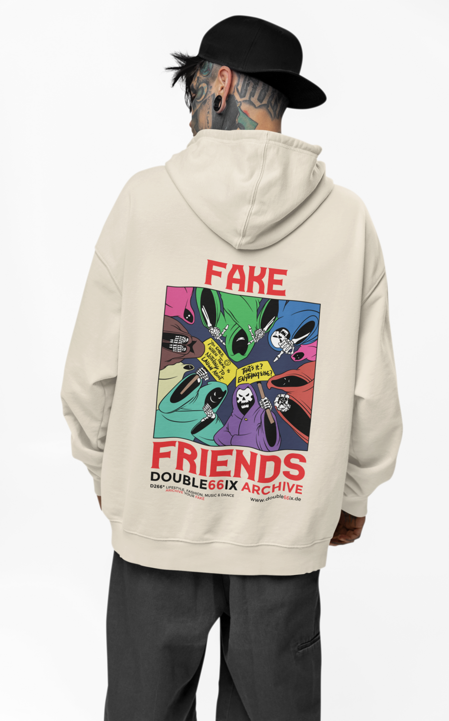 Fake Friends, Oversized Hoodie