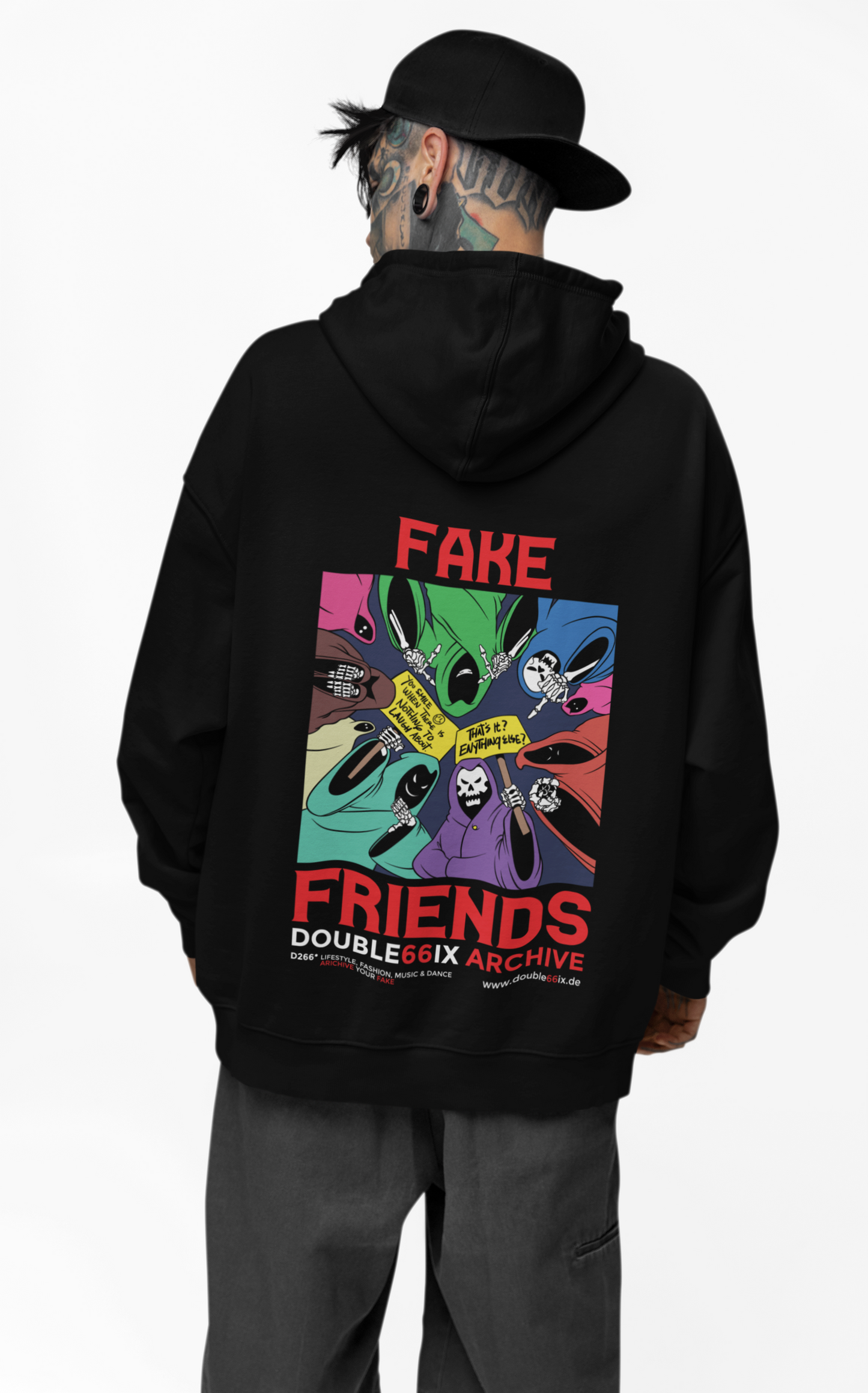 Fake Friends, Oversized Hoodie